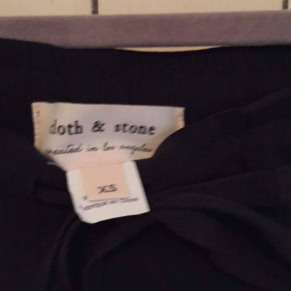 Cloth & Stone NWOT Black Tencel Cargo Pant